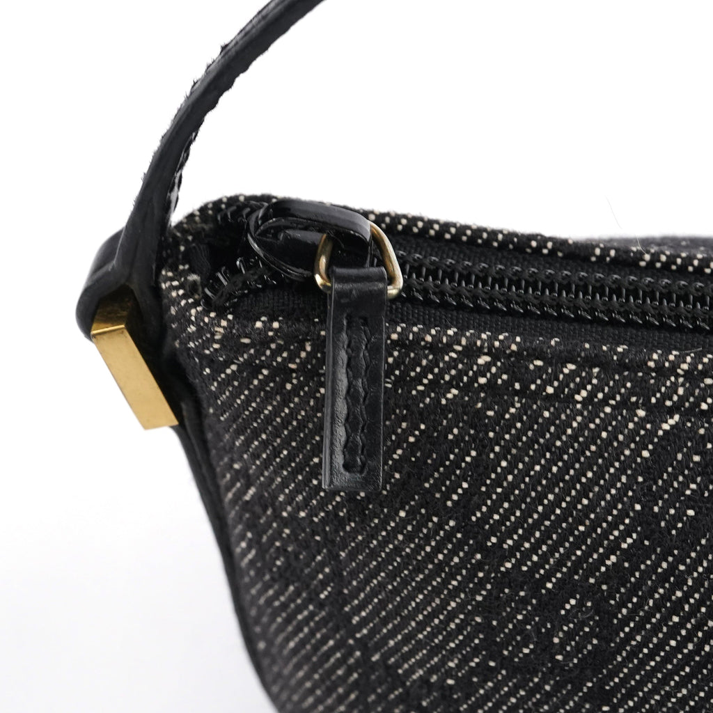 07198 Anthracite Denim GG Boat Pochette
