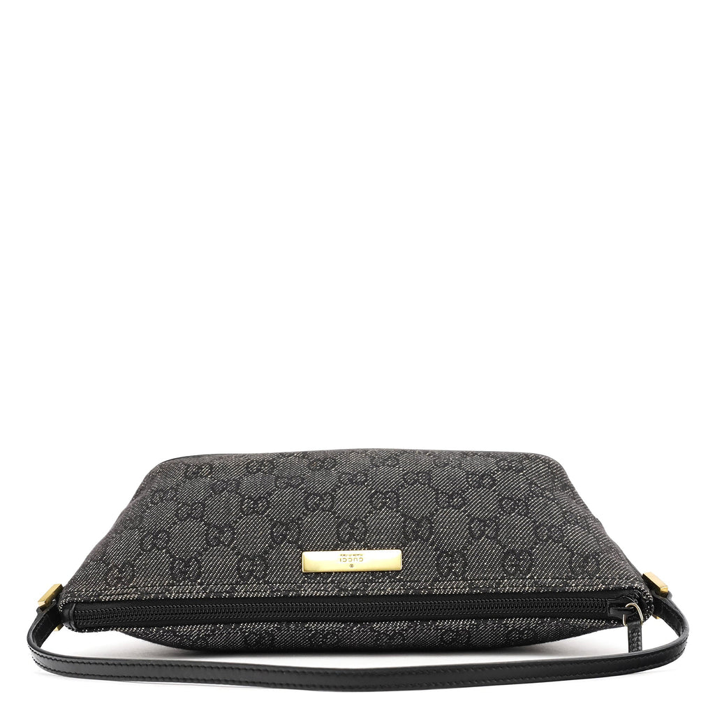 07198 Anthracite Denim GG Boat Pochette