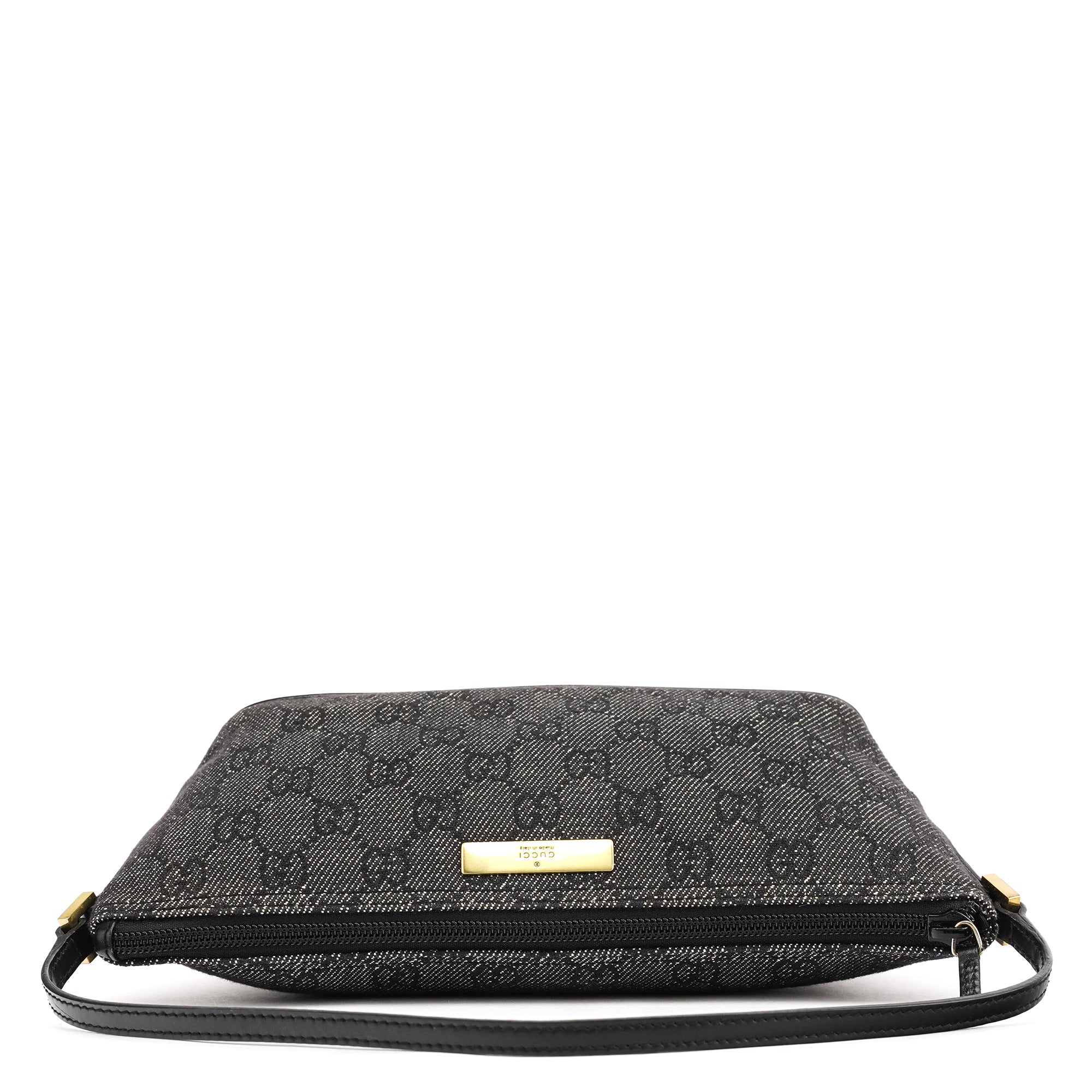 07198 Anthracite Denim GG Boat Pochette