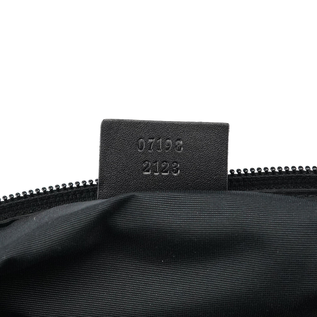 07198 Anthracite Denim GG Boat Pochette