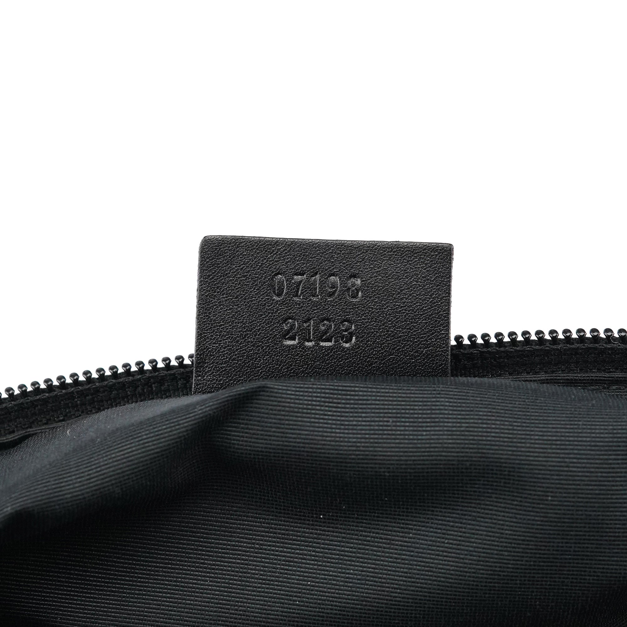 07198 Anthracite Denim GG Boat Pochette