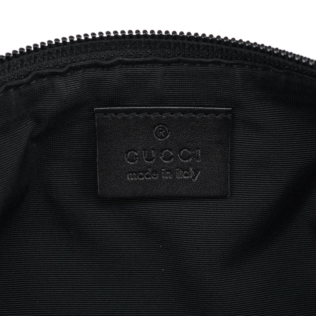 07198 Anthracite Denim GG Boat Pochette