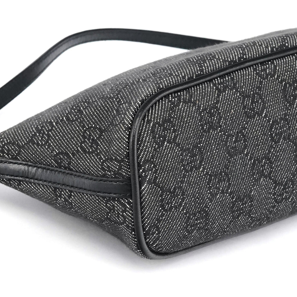 07198 Anthracite Denim GG Boat Pochette