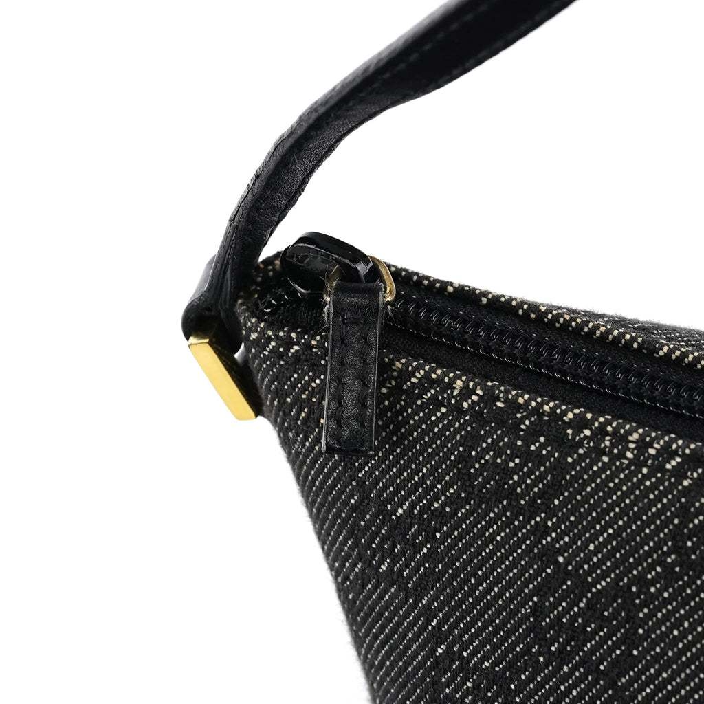 07198 Anthracite Denim GG Boat Pochette