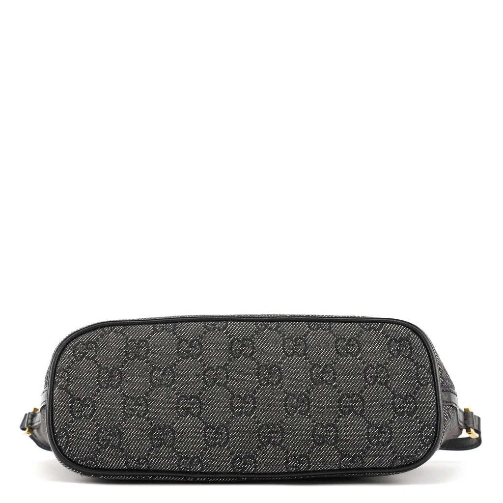 07198 Anthracite Denim GG Boat Pochette