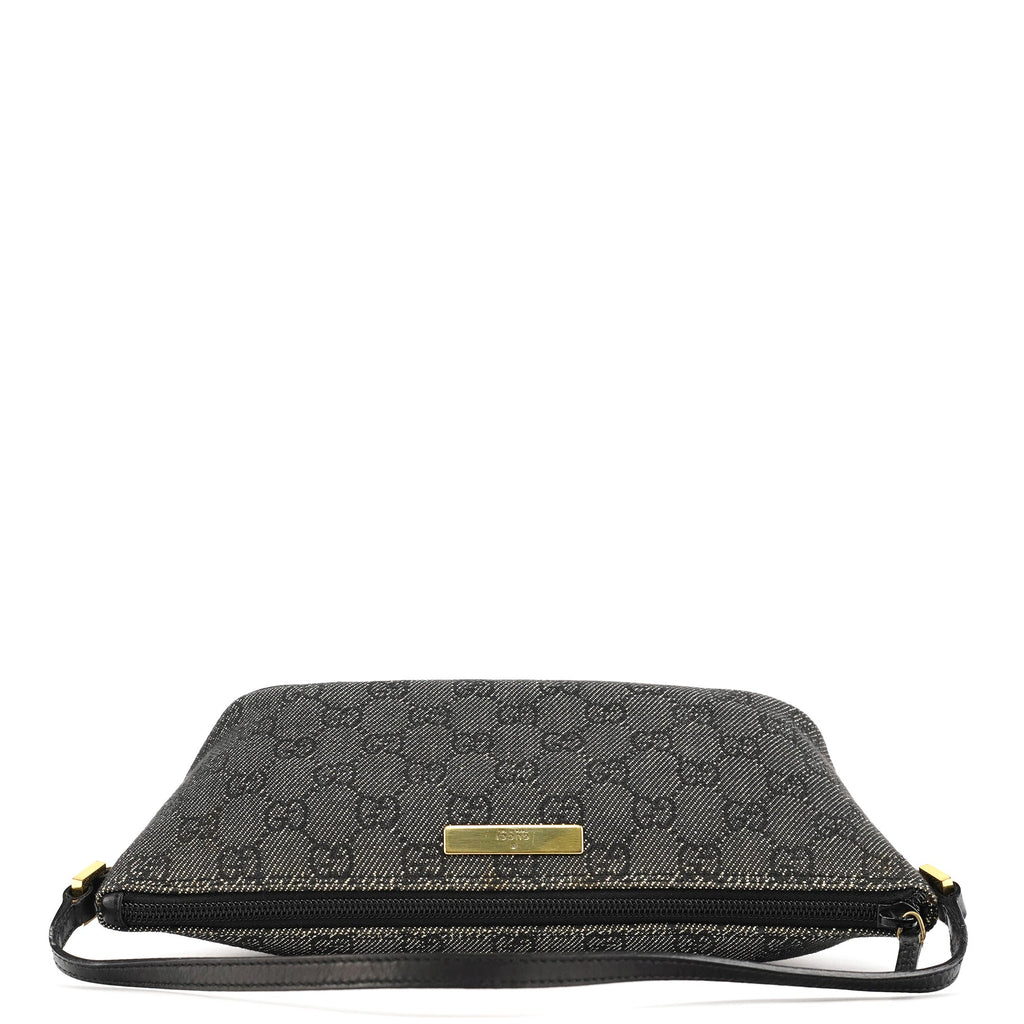 07198 Anthracite Denim GG Boat Pochette