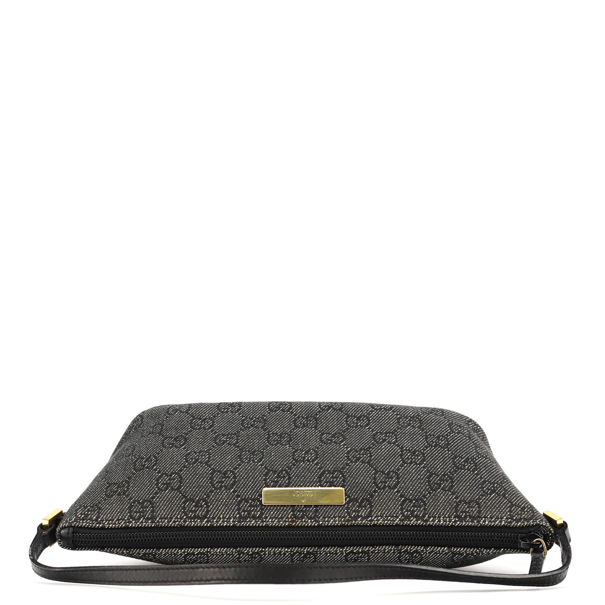 07198 Anthracite Denim GG Boat Pochette