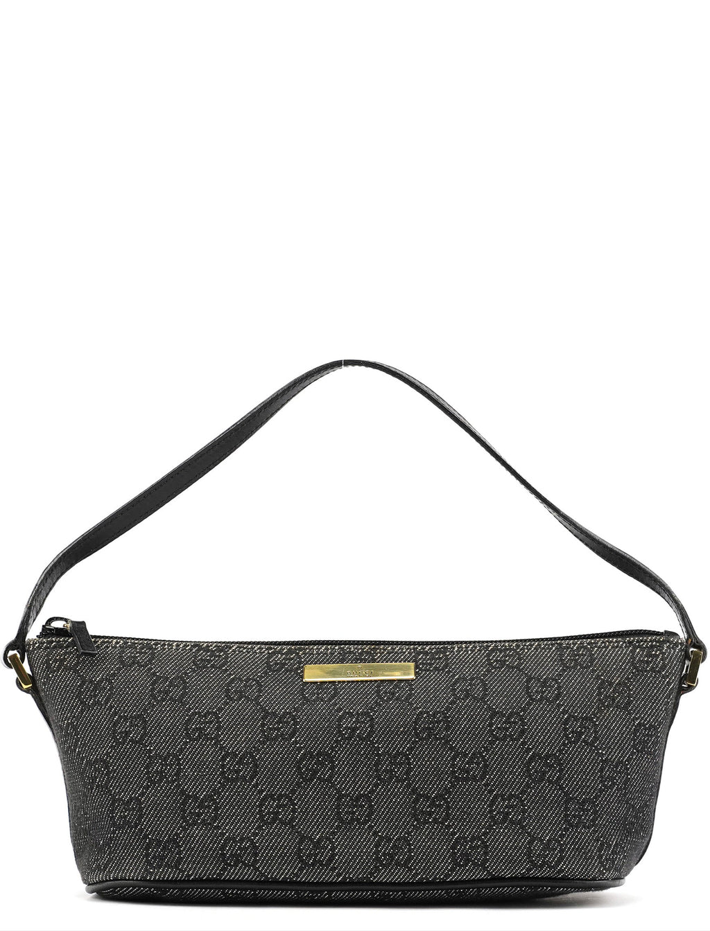 07198 Anthracite Denim GG Boat Pochette