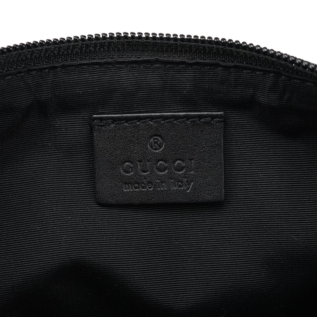 07198 Anthracite Denim GG Boat Pochette