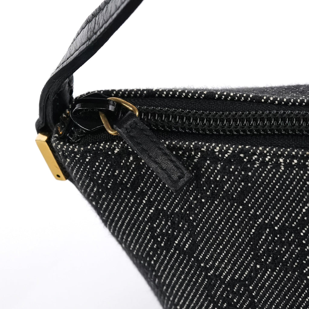 07198 Anthracite Denim GG Boat Pochette