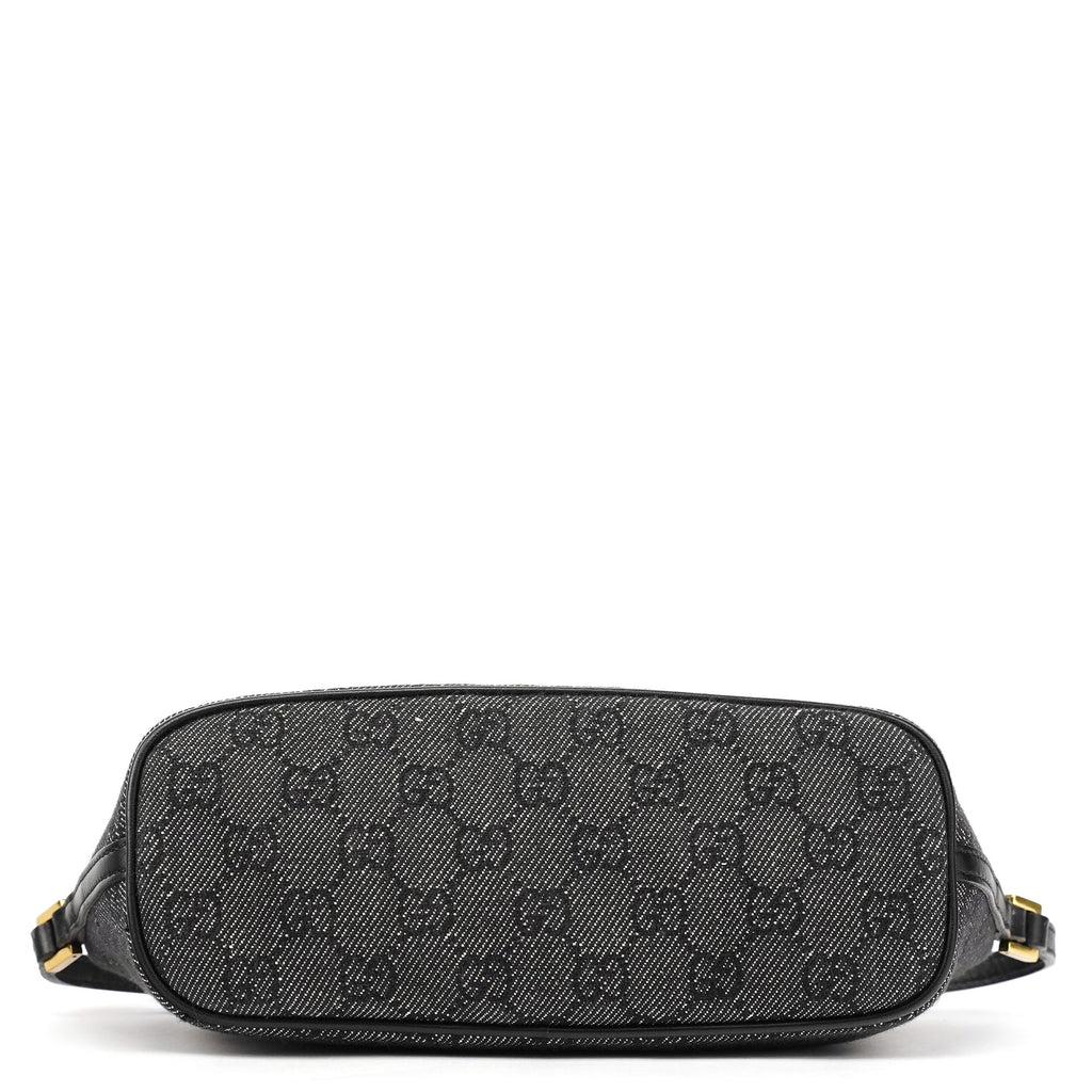 07198 Anthracite Denim GG Boat Pochette
