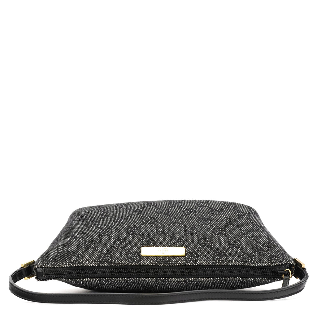 07198 Anthracite Denim GG Boat Pochette