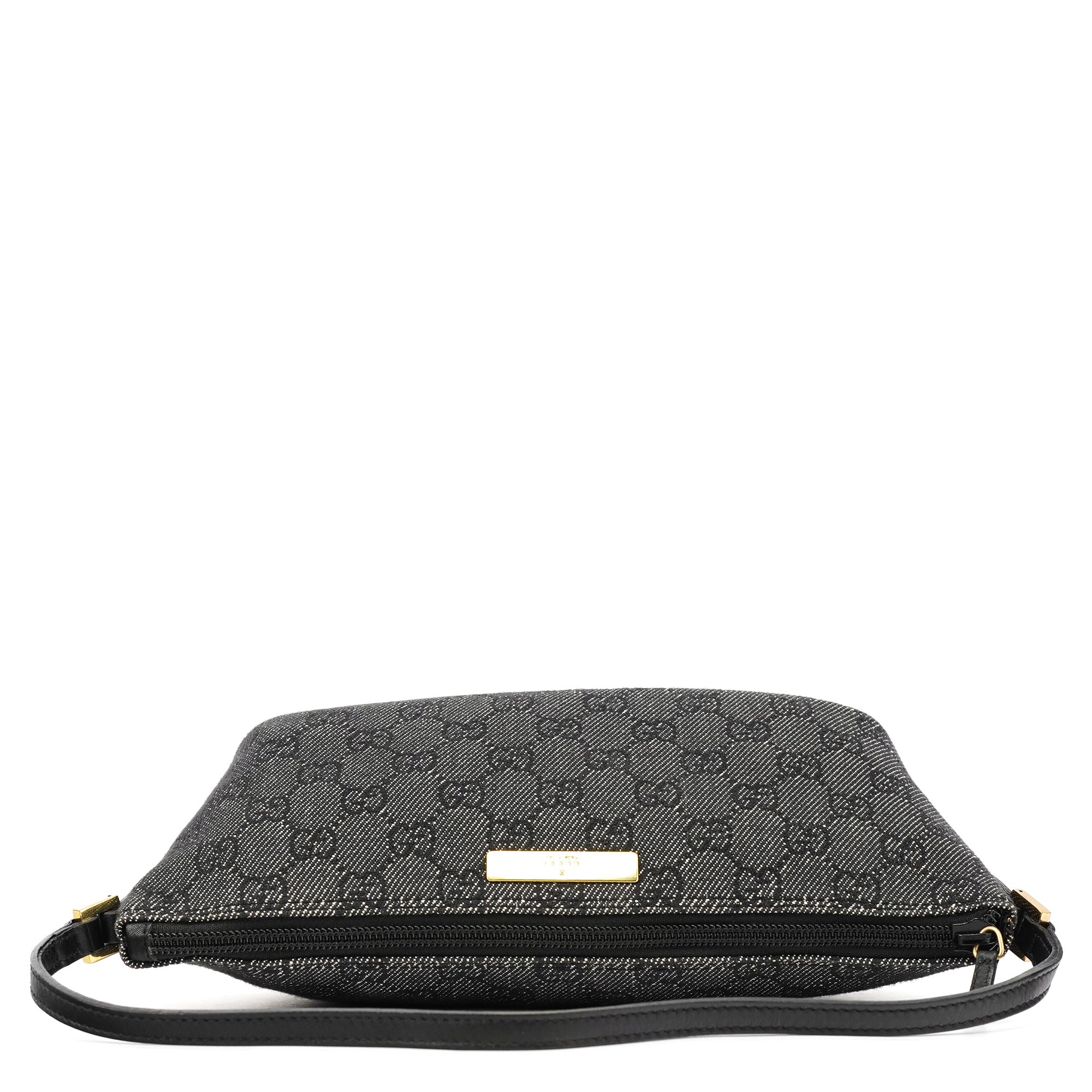 07198 Anthracite Denim GG Boat Pochette