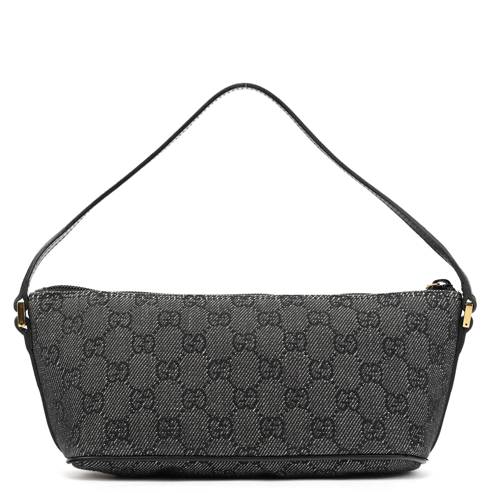 07198 Anthracite Denim GG Boat Pochette