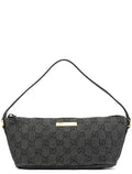 07198 Anthracite Denim GG Boat Pochette