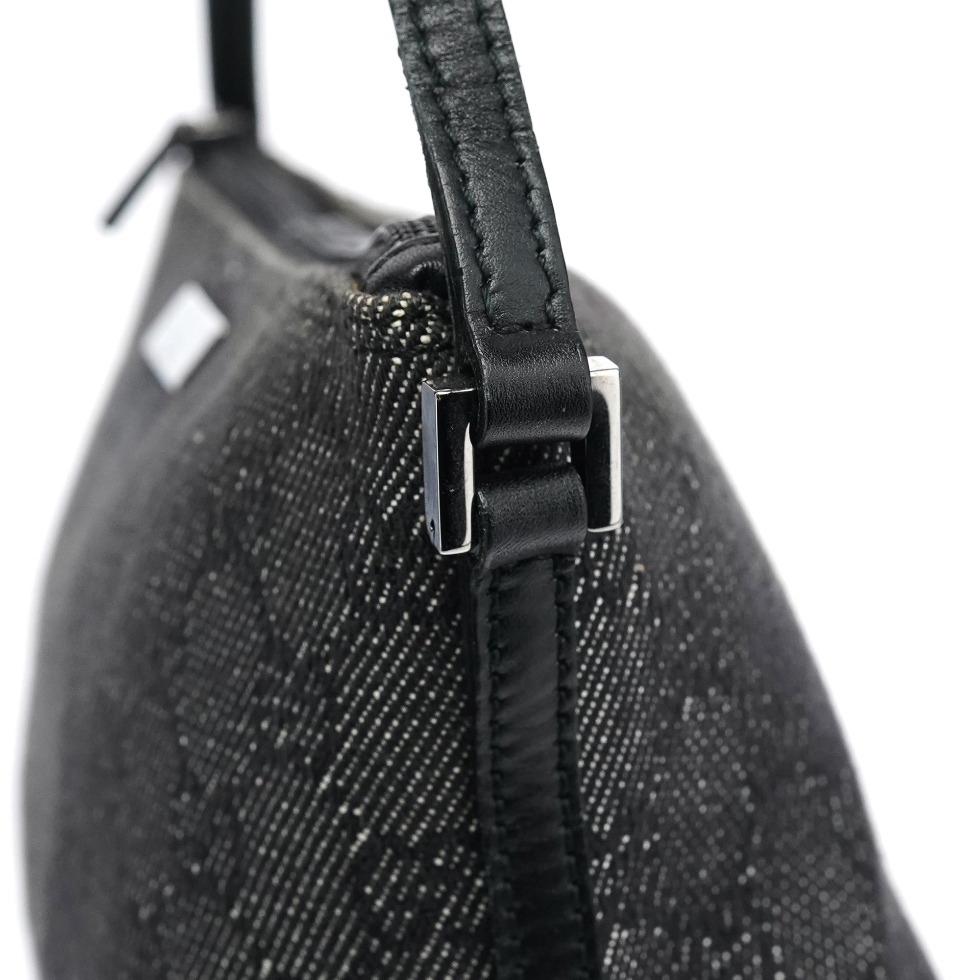 07198 Anthracite Denim GG Boat Pochette