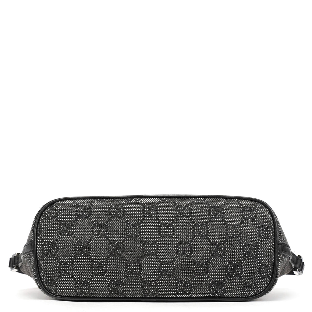 07198 Anthracite Denim GG Boat Pochette