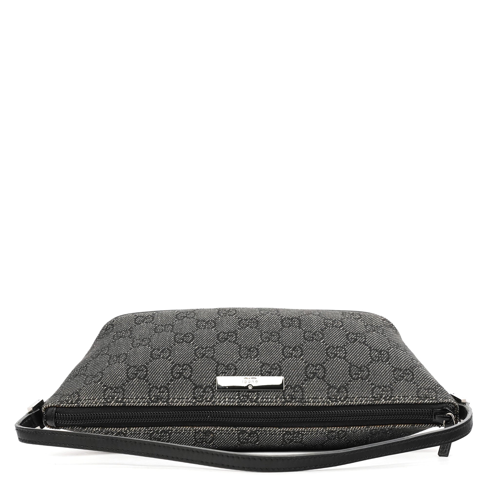 07198 Anthracite Denim GG Boat Pochette