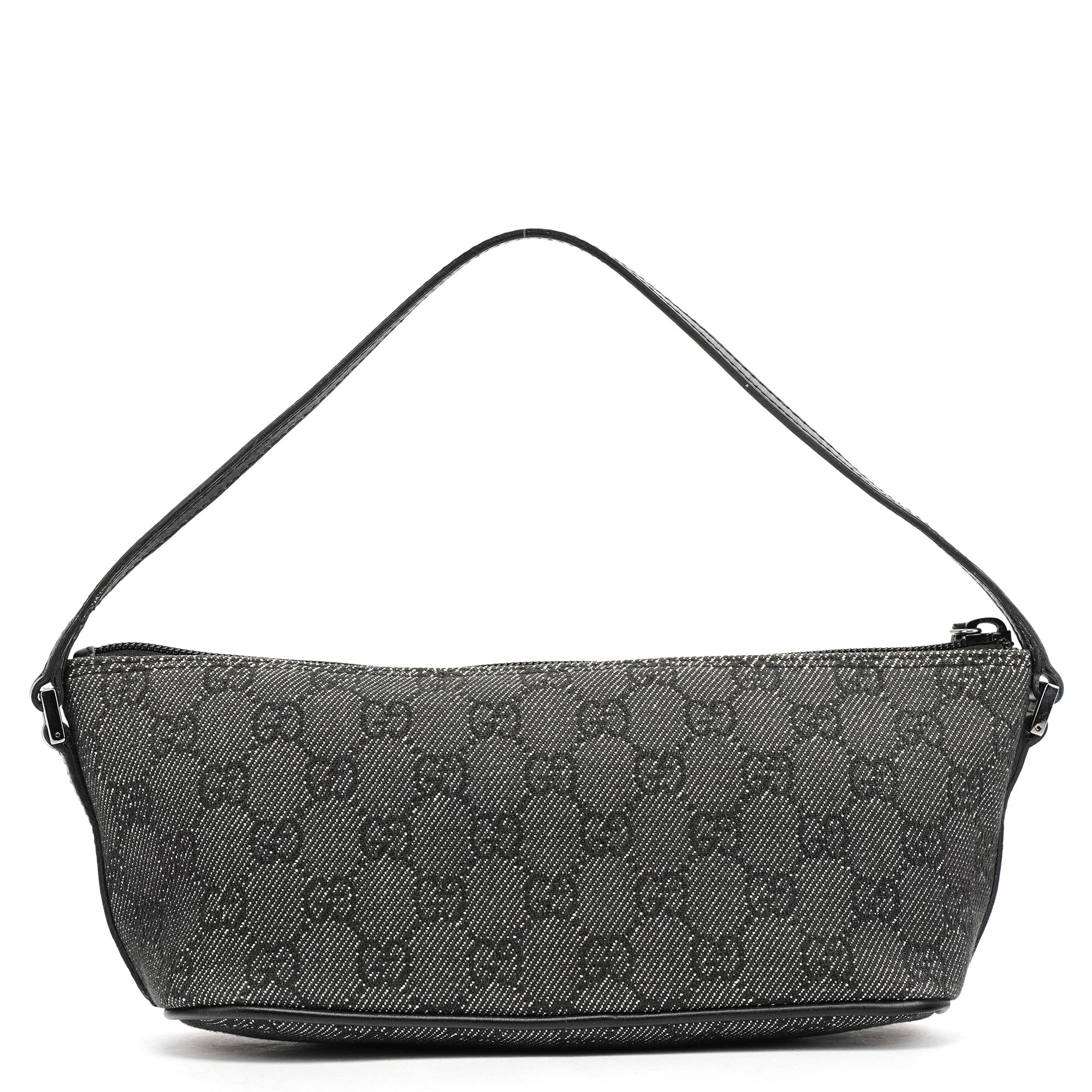 07198 Anthracite Denim GG Boat Pochette