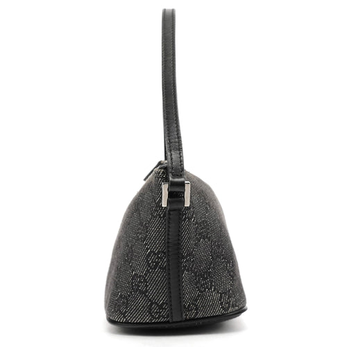 07198 Anthracite Denim GG Boat Pochette