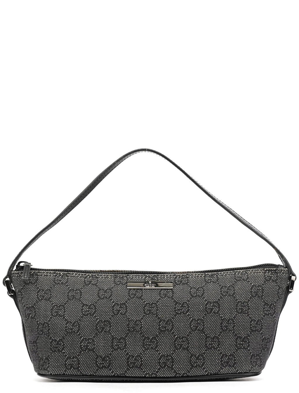 07198 Anthracite Denim GG Boat Pochette