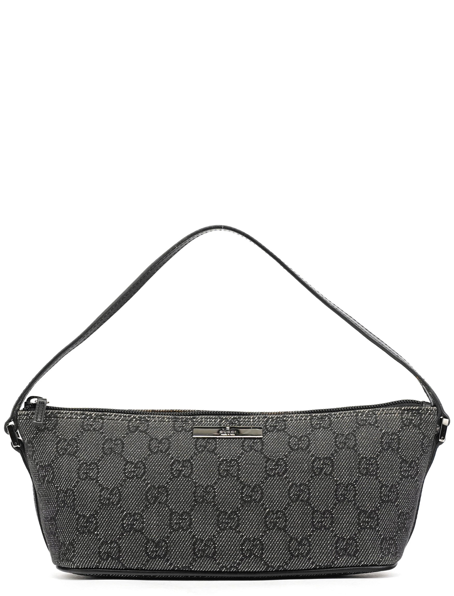 07198 Anthracite Denim GG Boat Pochette