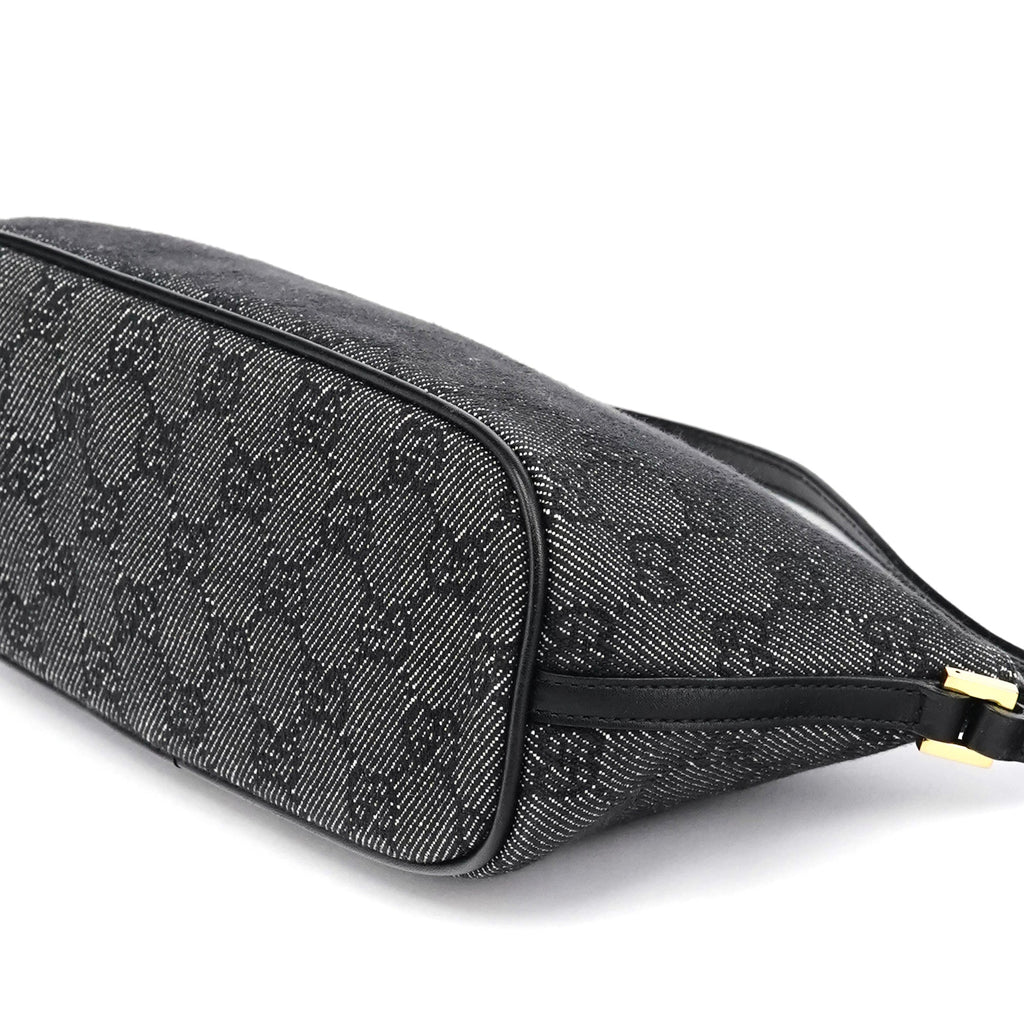 07198 Anthracite Denim GG Boat Pochette