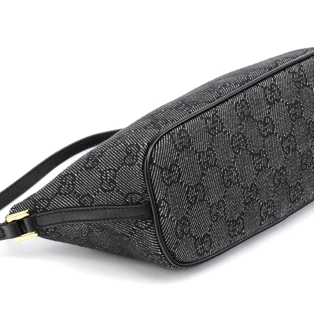 07198 Anthracite Denim GG Boat Pochette