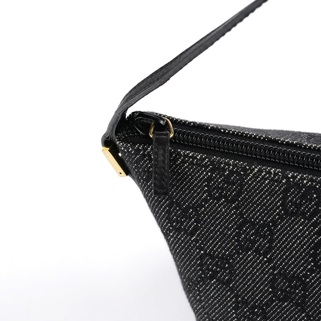 07198 Anthracite Denim GG Boat Pochette