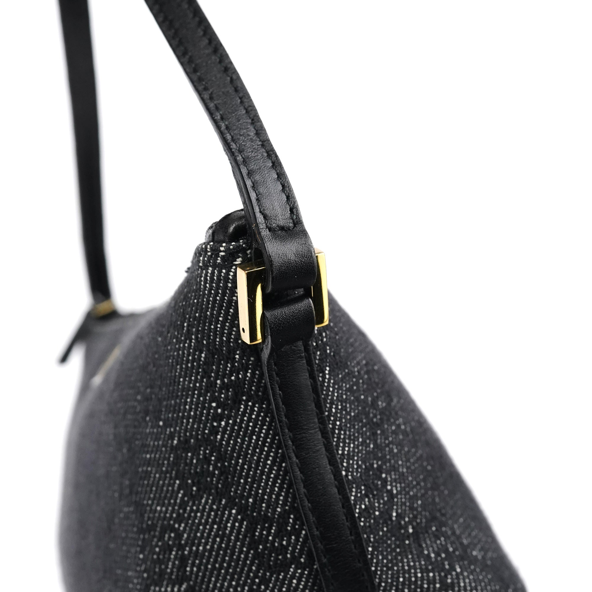 07198 Anthracite Denim GG Boat Pochette