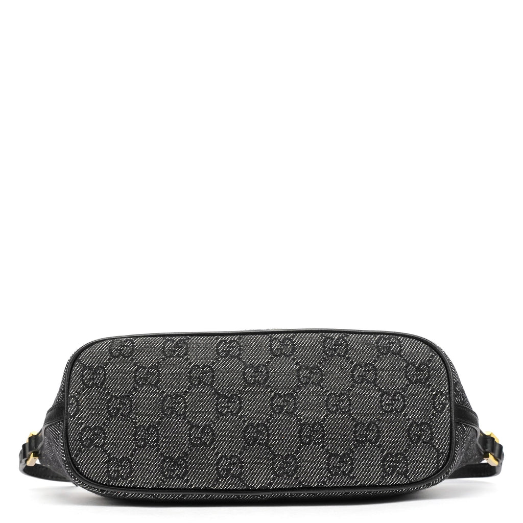 07198 Anthracite Denim GG Boat Pochette