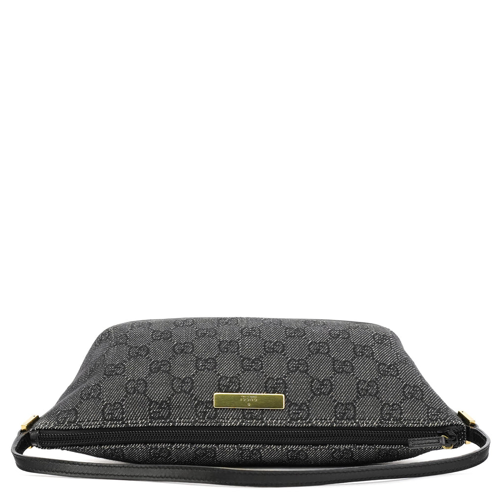 07198 Anthracite Denim GG Boat Pochette