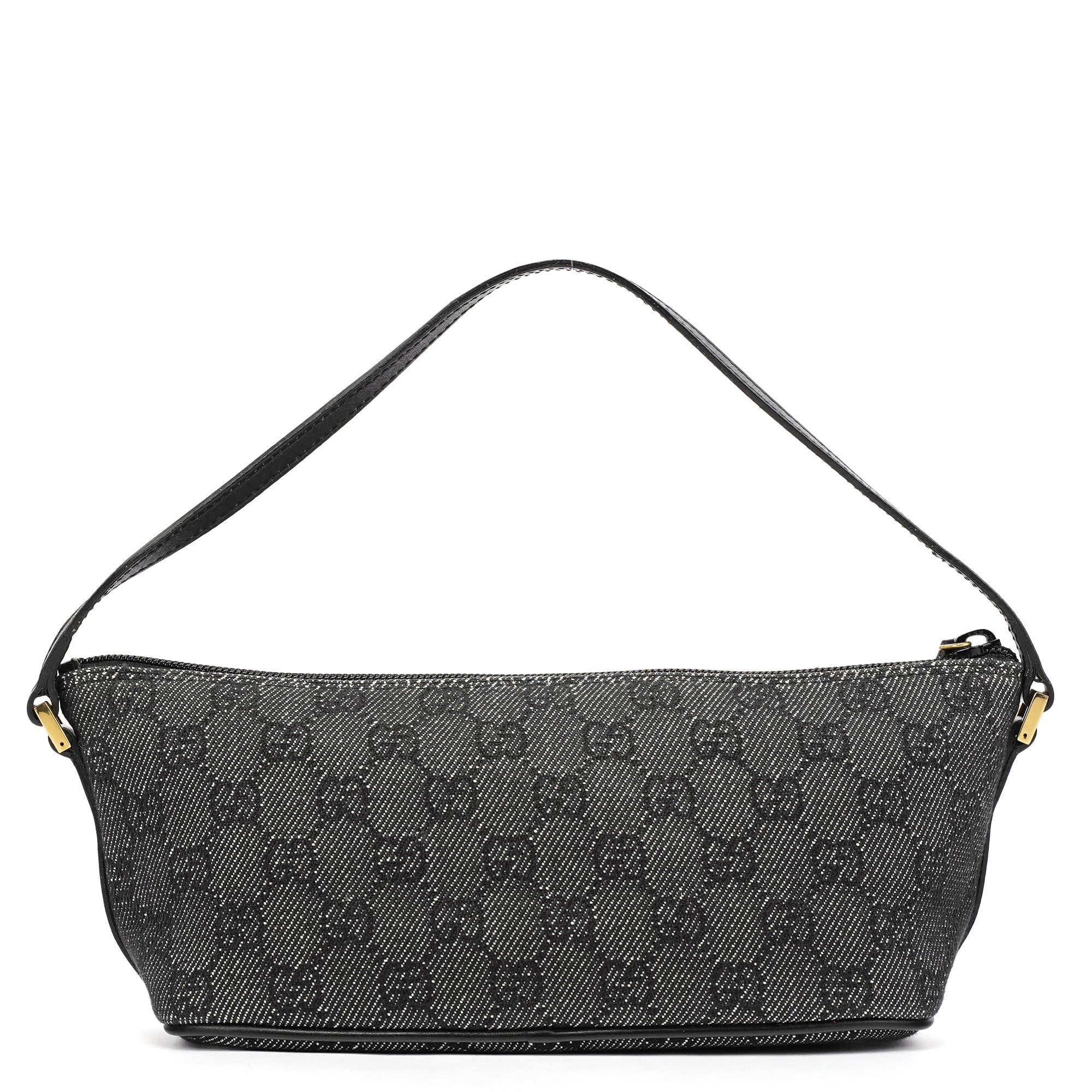07198 Anthracite Denim GG Boat Pochette