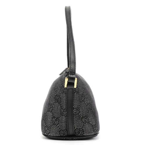 07198 Anthracite Denim GG Boat Pochette