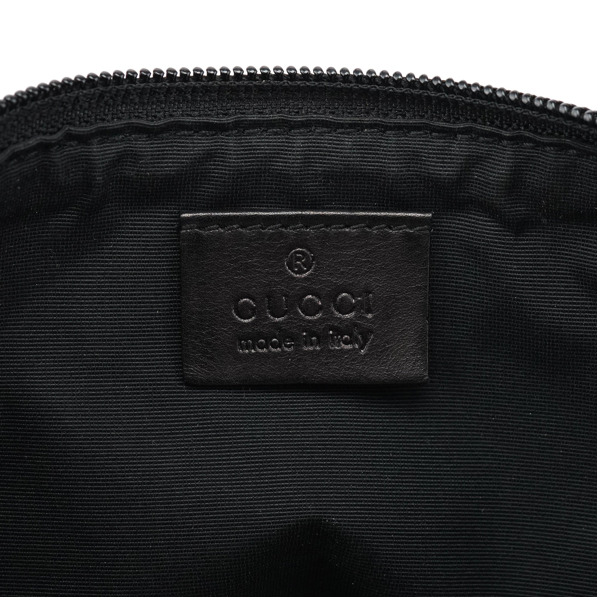 07198 Anthracite Denim GG Boat Pochette