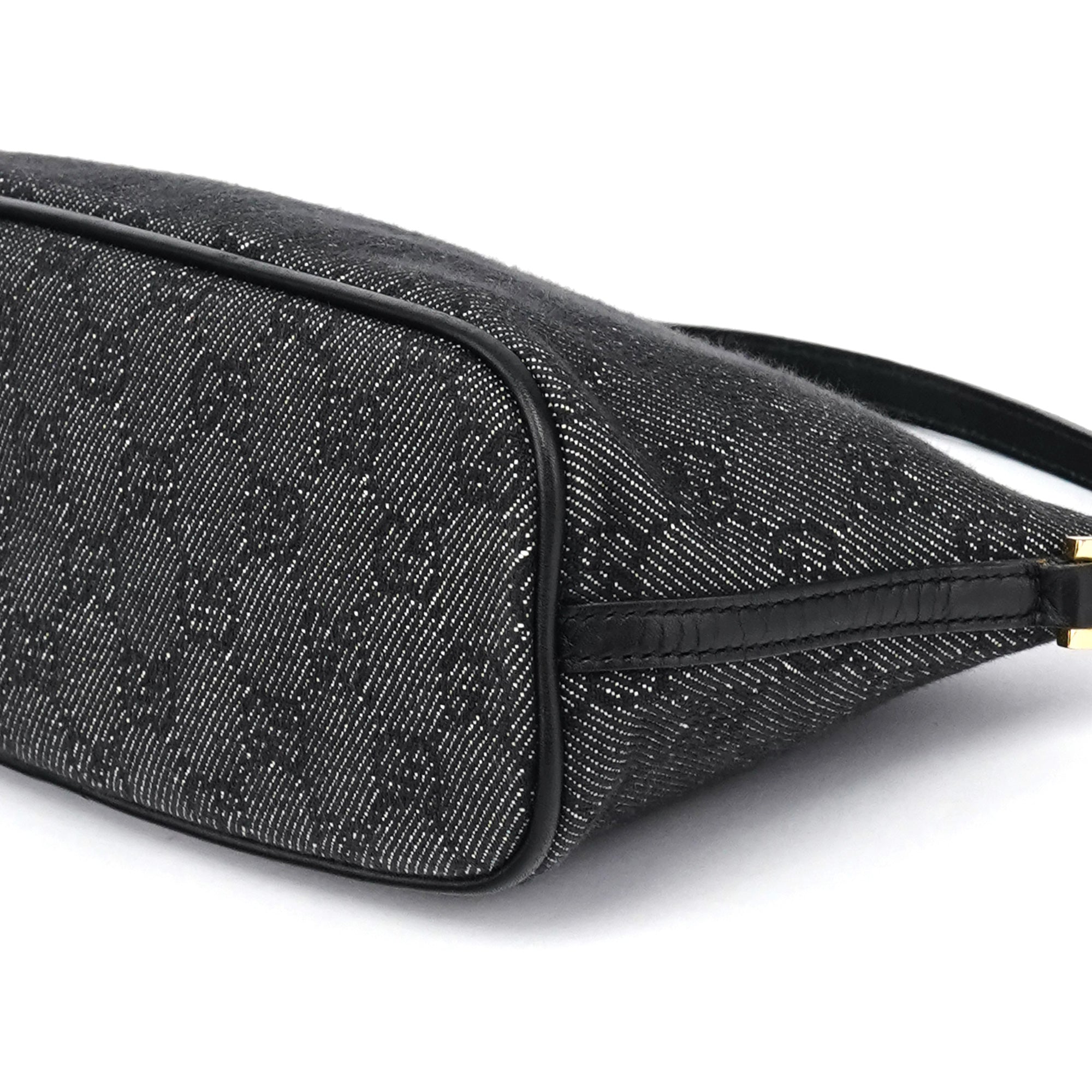 07198 Anthracite Denim GG Boat Pochette