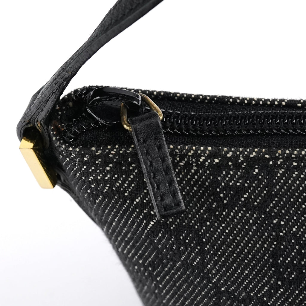 07198 Anthracite Denim GG Boat Pochette