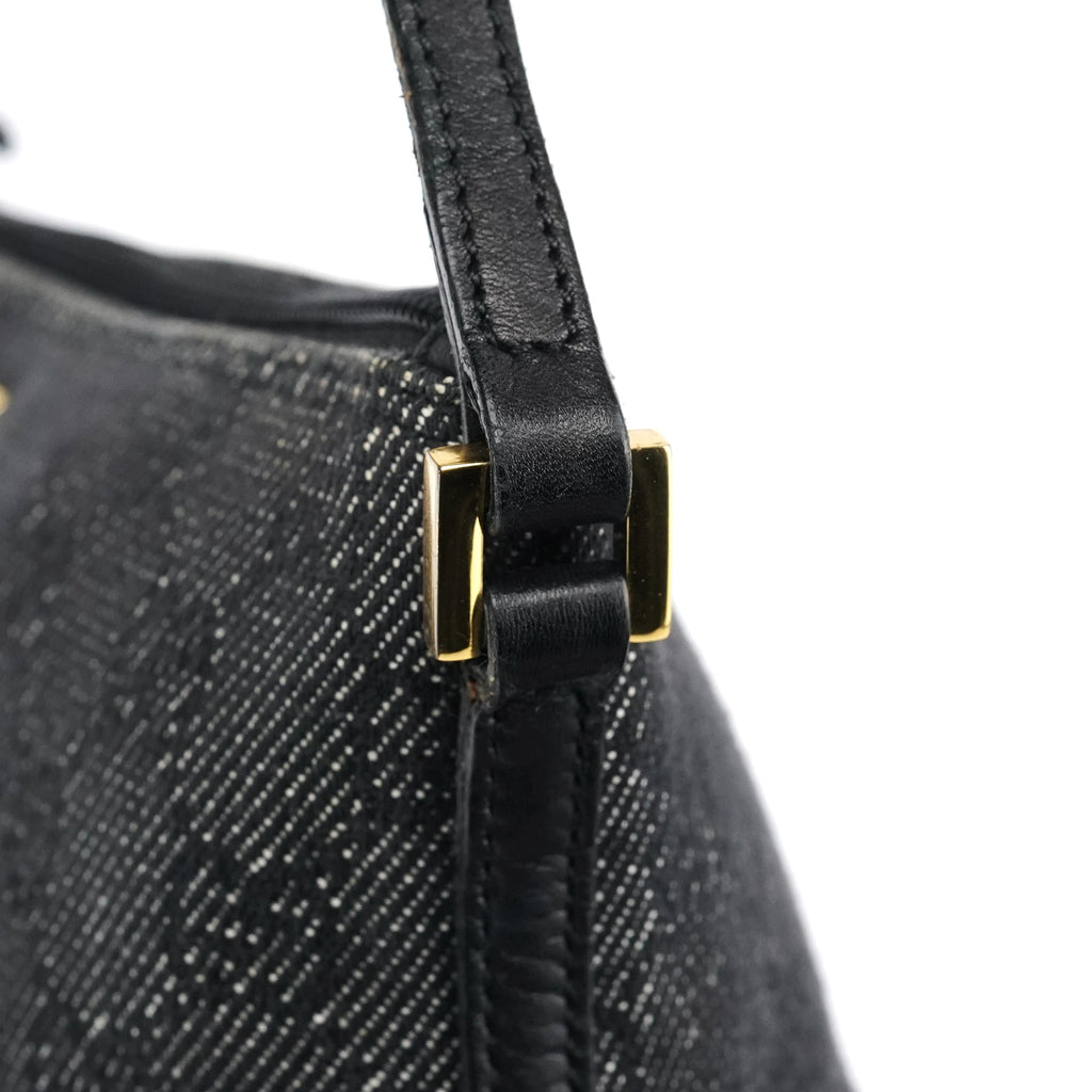 07198 Anthracite Denim GG Boat Pochette