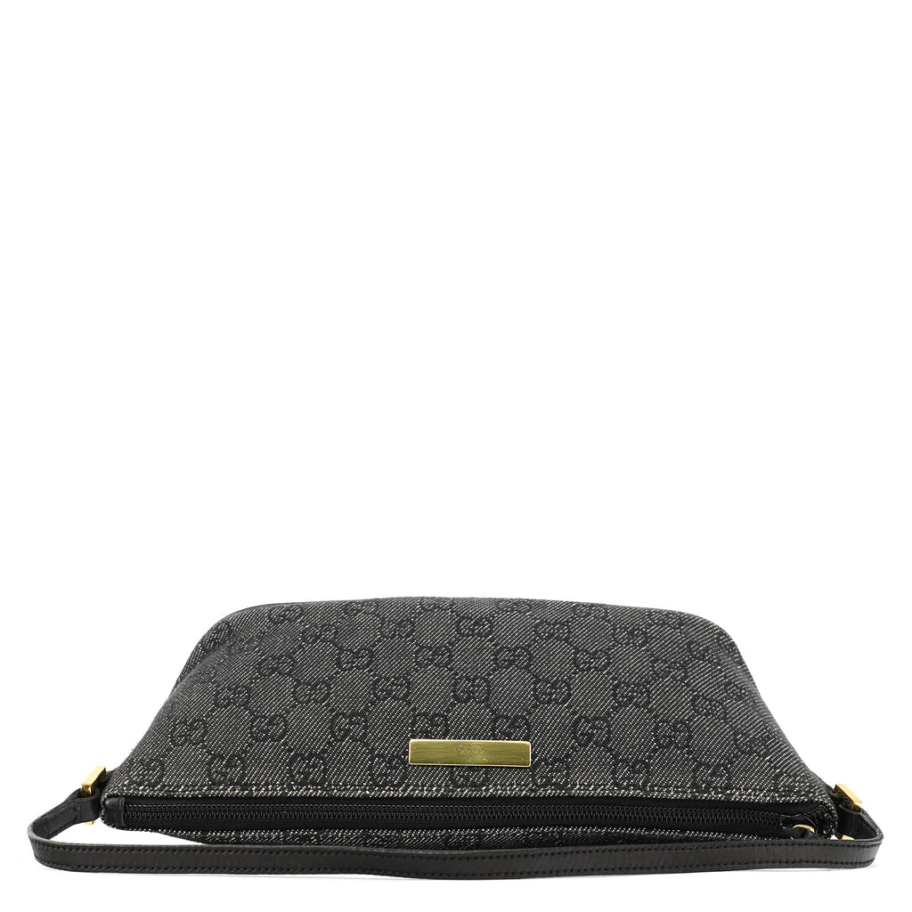 07198 Anthracite Denim GG Boat Pochette