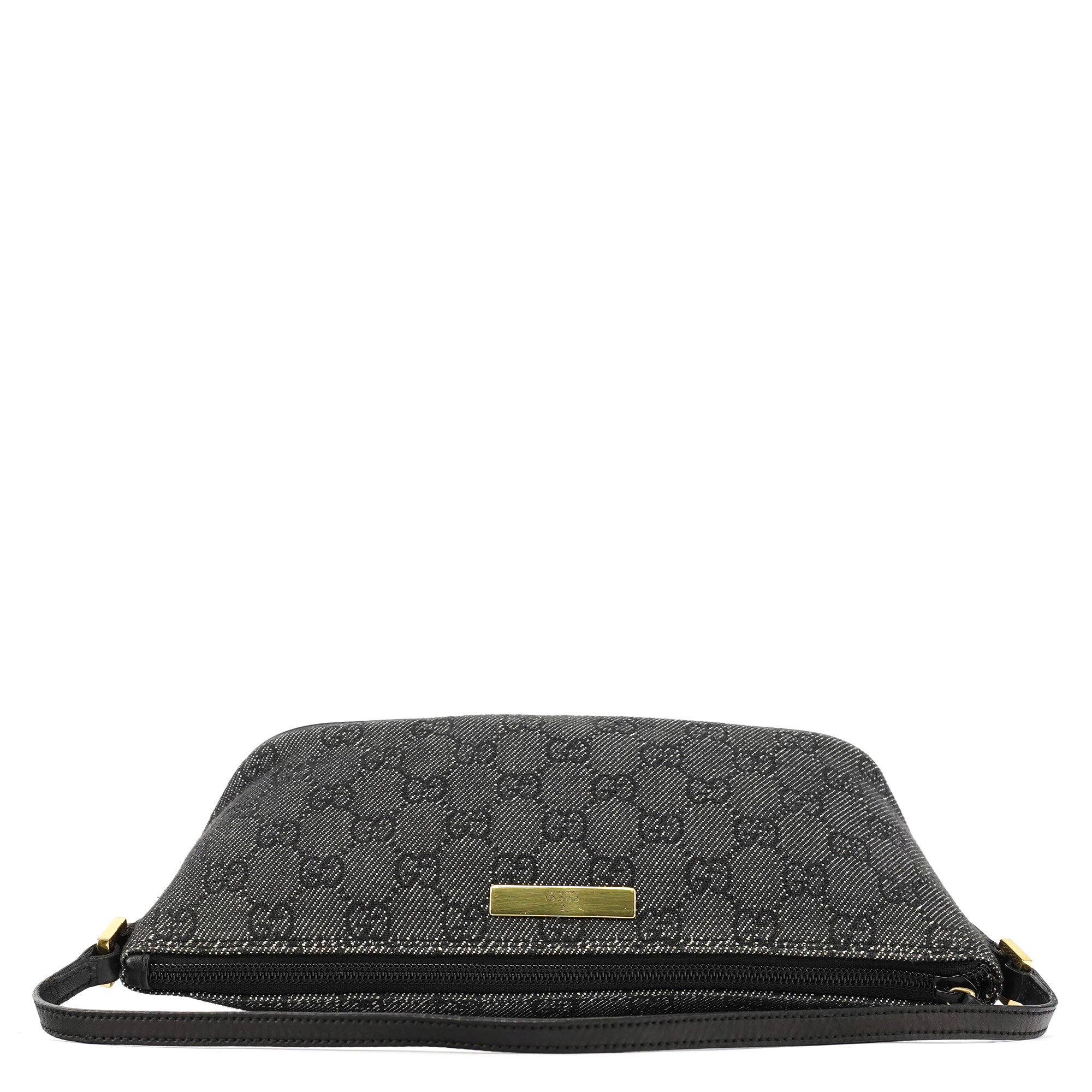 07198 Anthracite Denim GG Boat Pochette
