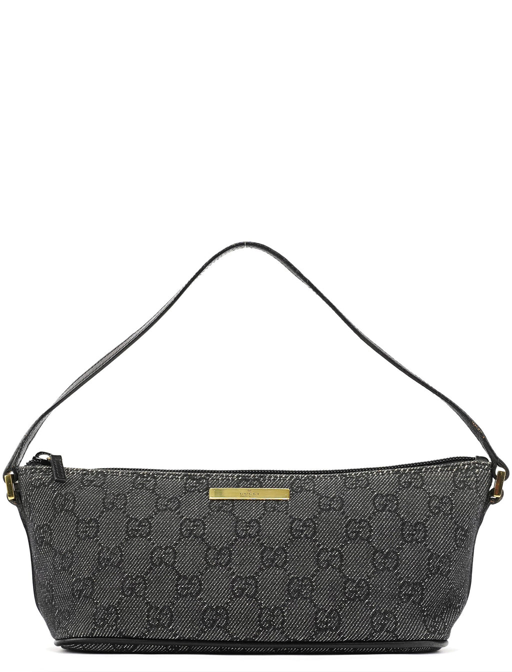 07198 Anthracite Denim GG Boat Pochette