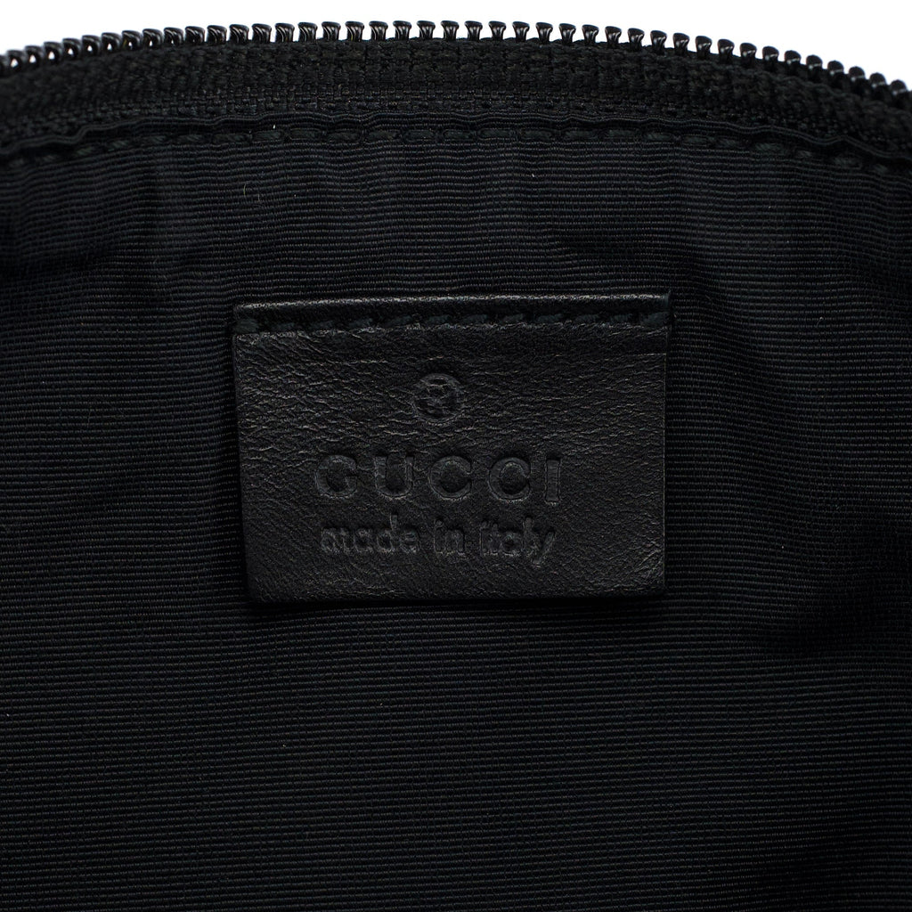 07198 Anthracite Denim GG Boat Pochette
