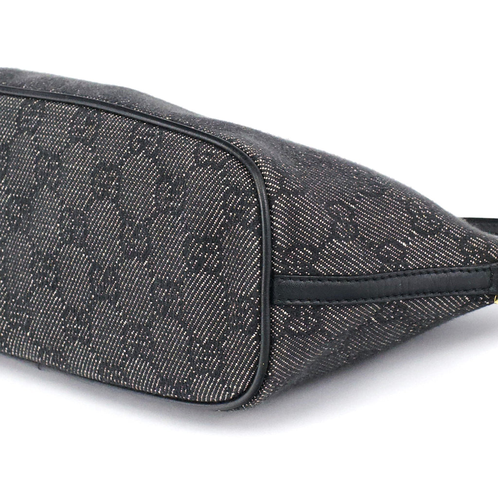 07198 Anthracite Denim GG Boat Pochette