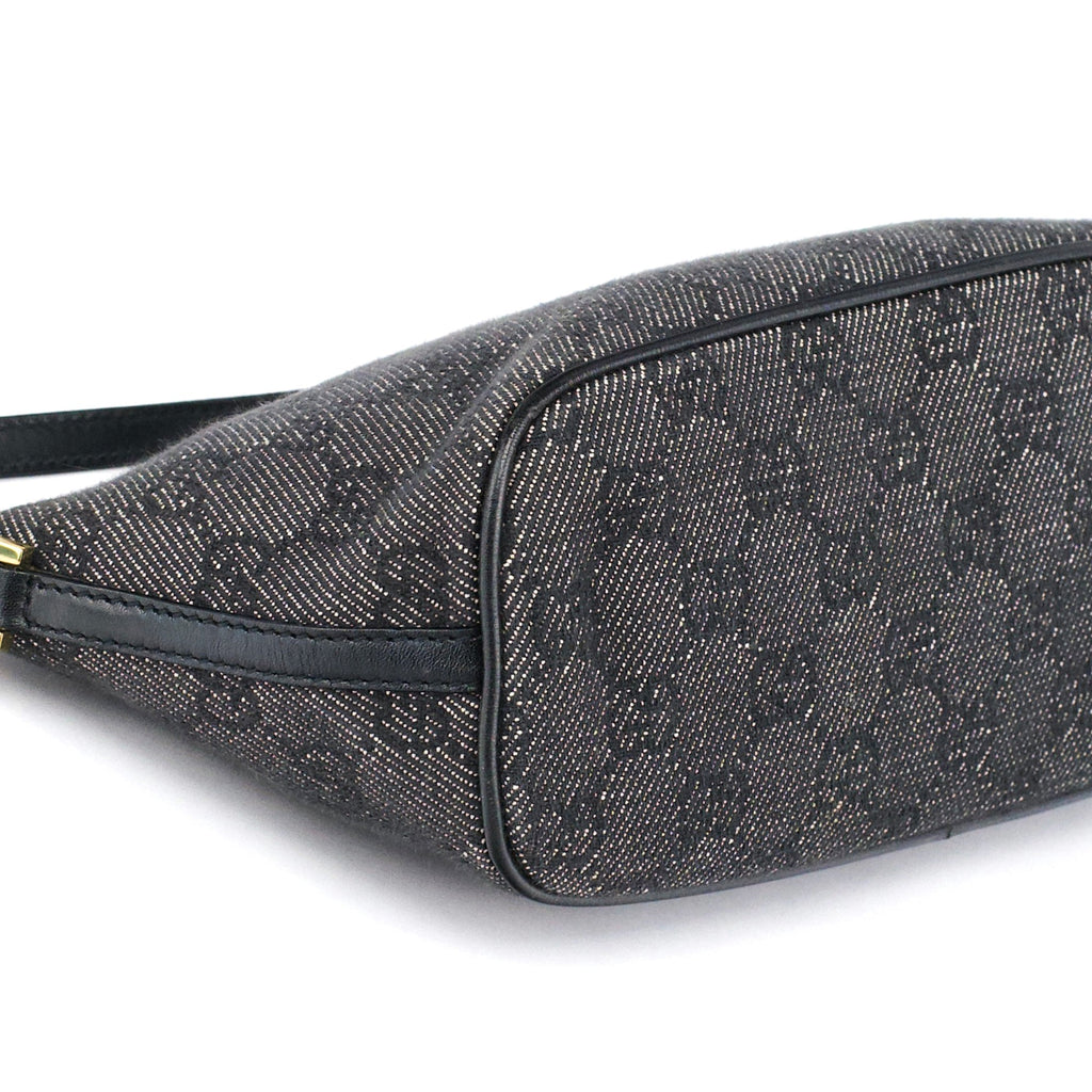 07198 Anthracite Denim GG Boat Pochette
