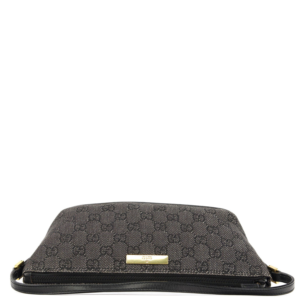 07198 Anthracite Denim GG Boat Pochette