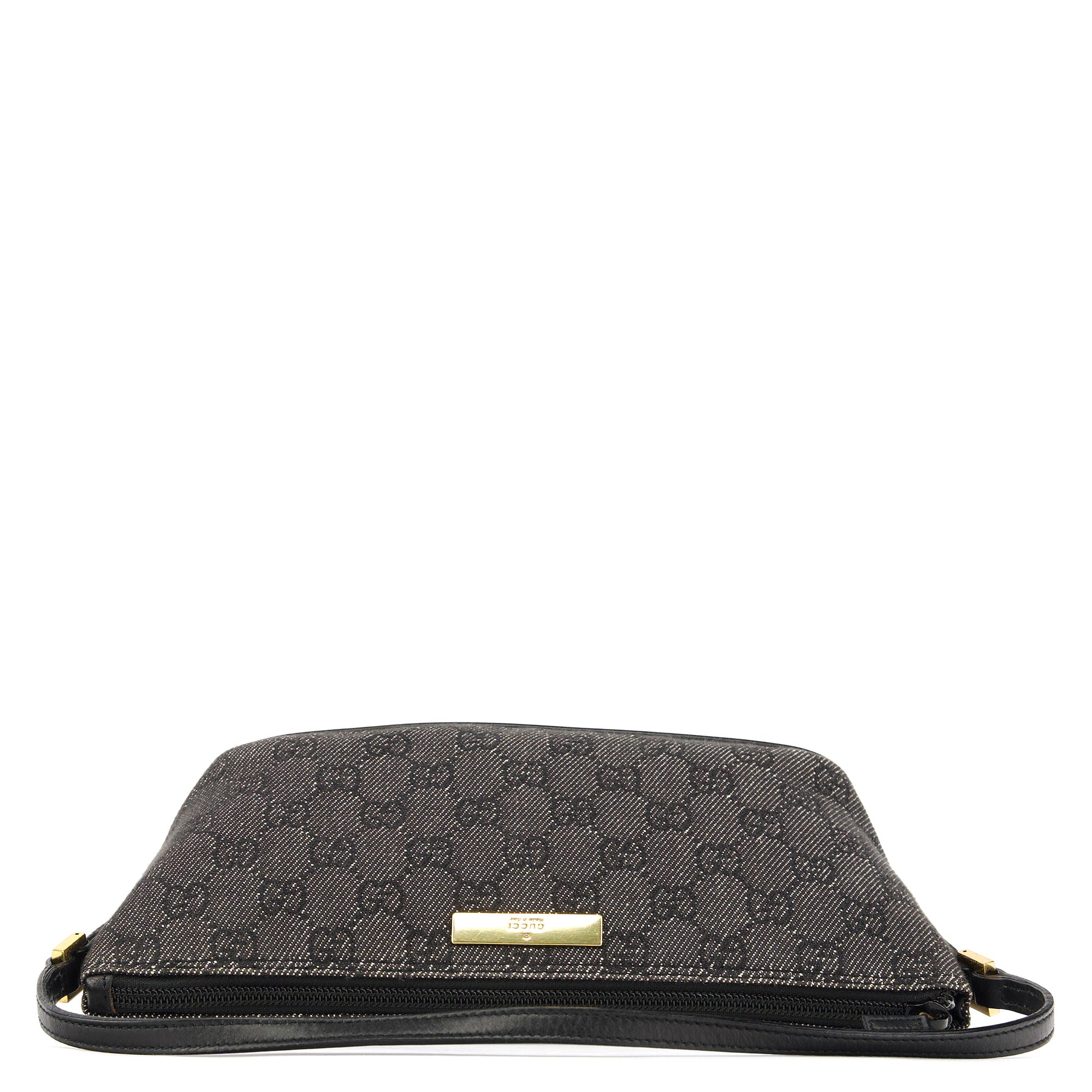 07198 Anthracite Denim GG Boat Pochette