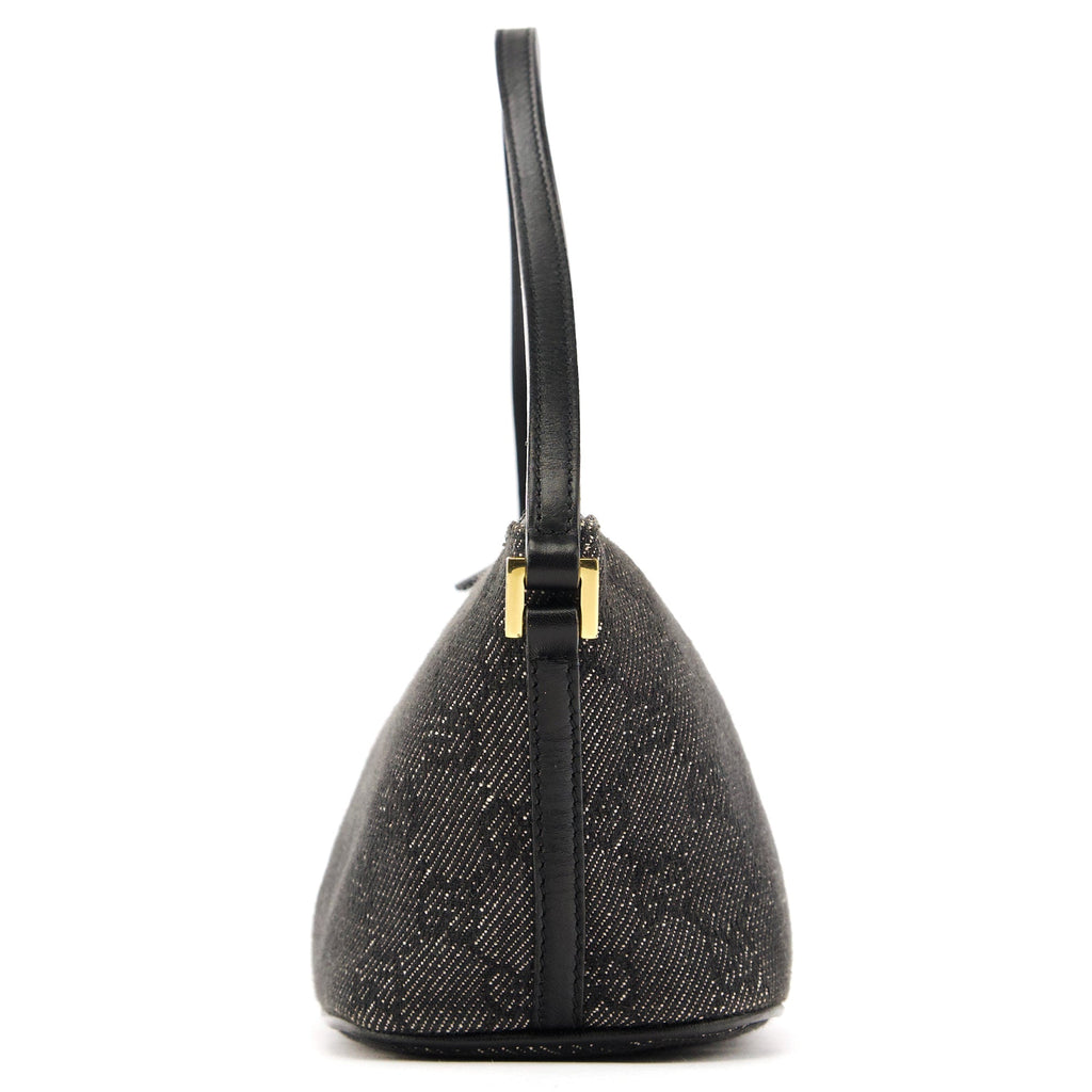 07198 Anthracite Denim GG Boat Pochette