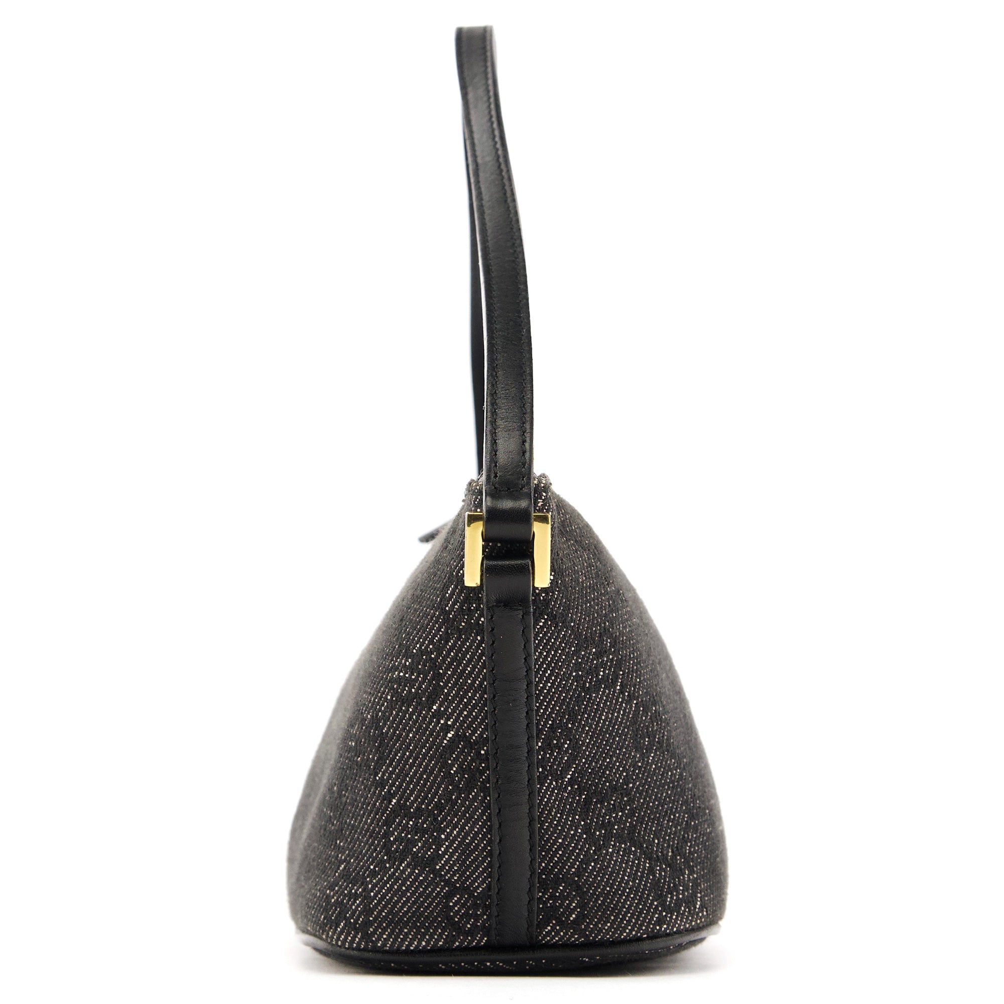 07198 Anthracite Denim GG Boat Pochette