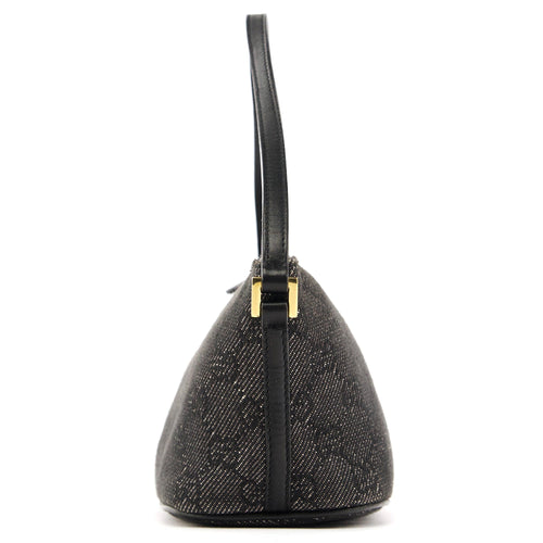 07198 Anthracite Denim GG Boat Pochette