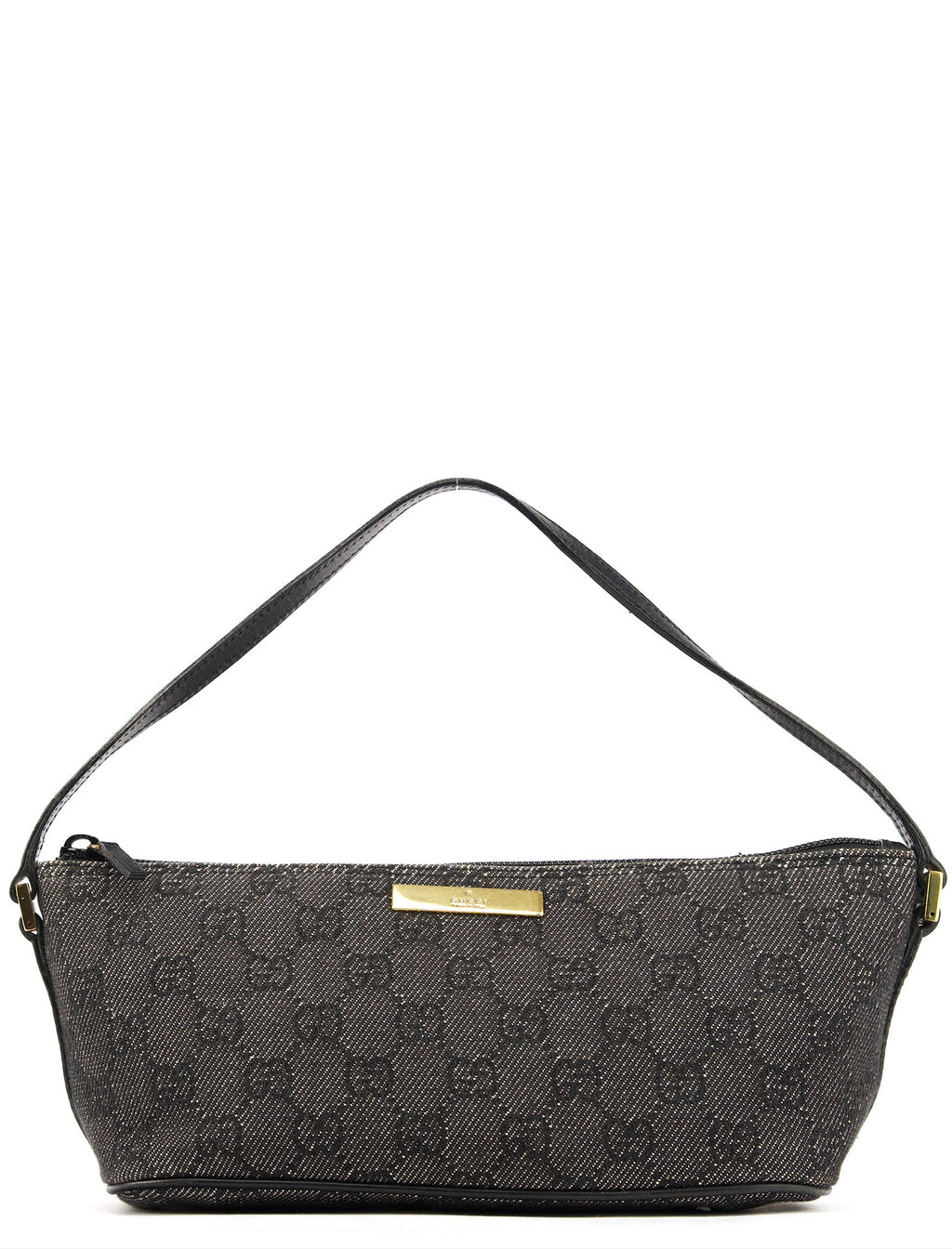 07198 Anthracite Denim GG Boat Pochette